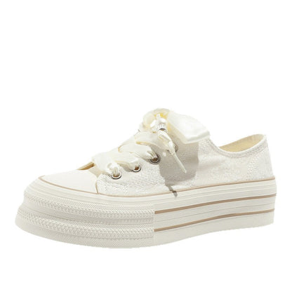 Women's Platform Sneakers | Lace Detail 6
