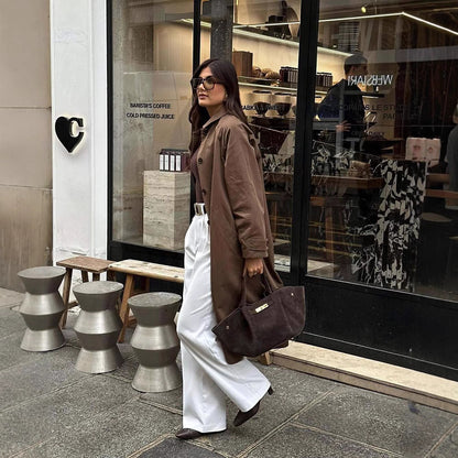 Women's Trench Coat | Belted & Relaxed Fit 2