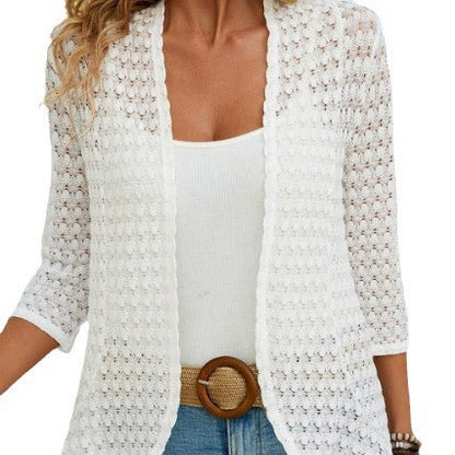 Women's Lace Jacket | Open Front & Lightweight Comfort 3
