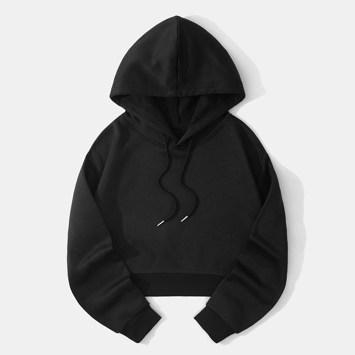 Women's Cropped Hoodie | Adjustable Hood & Relaxed Fit 8