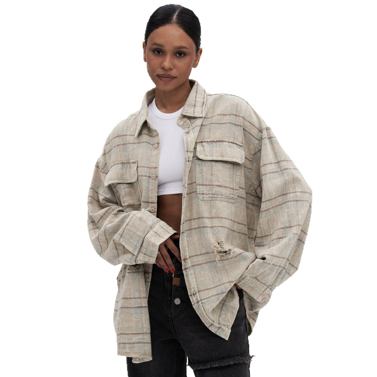 Women's Casual Jacket | Relaxed Fit & Chest Pockets 5