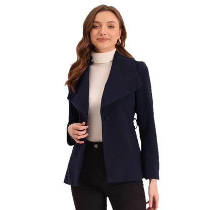 Women's Transition Jacket | Asymmetric Collar Design 5