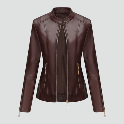 Women's Biker Jacket | Fitted Silhouette & Urban Style 4