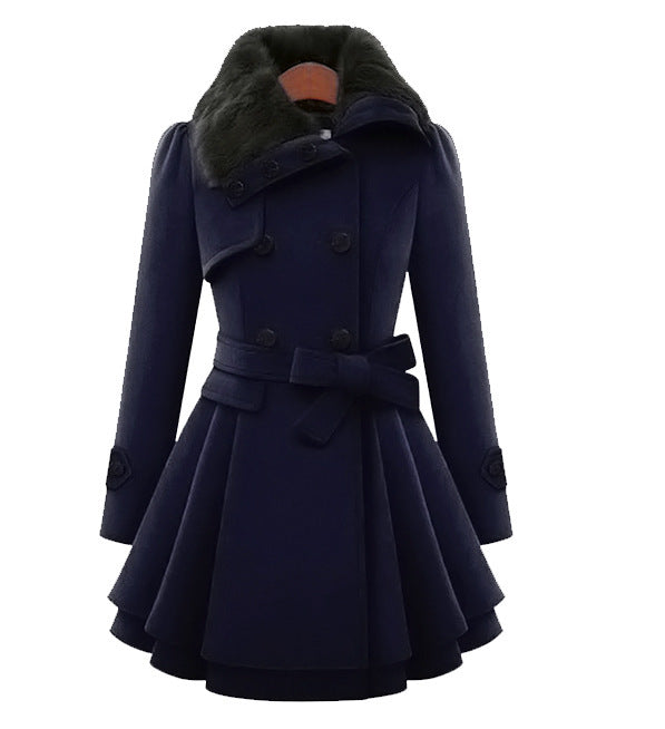 Women's Trench Coat | Belted Fit & Trim Detailing 5