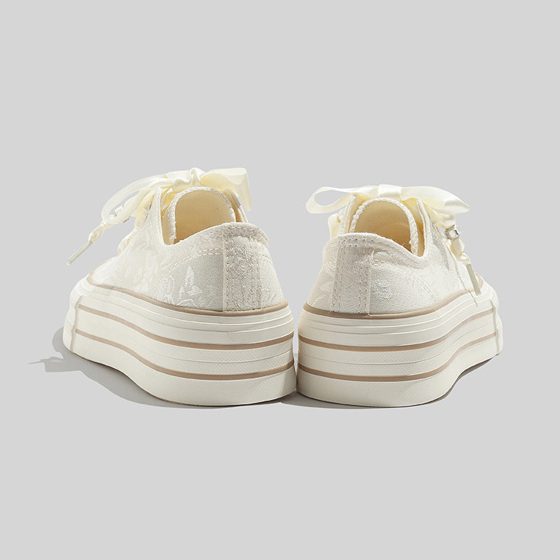 Women's Platform Sneakers | Lace Detail 5