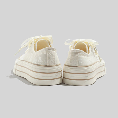 Women's Platform Sneakers | Lace Detail 5