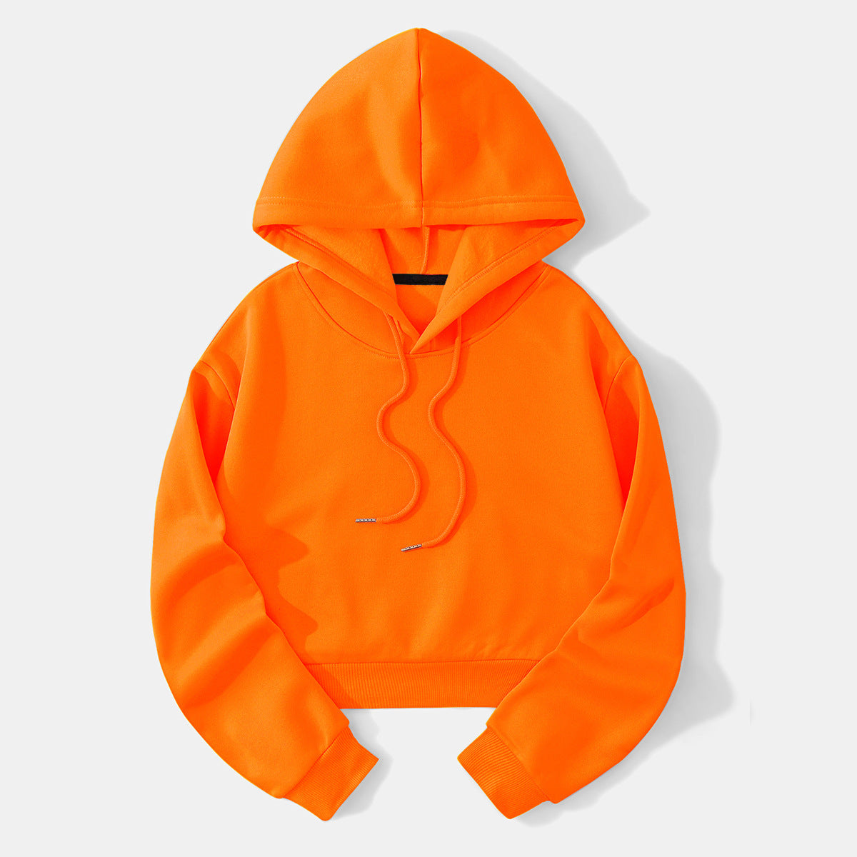 Women's Cropped Hoodie | Adjustable Hood & Relaxed Fit 18