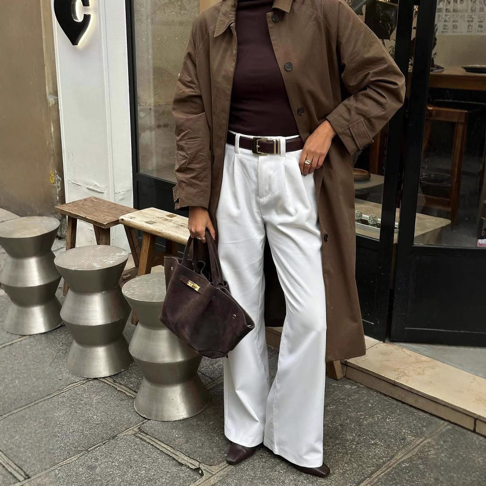 Women's Trench Coat | Belted & Relaxed Fit 4