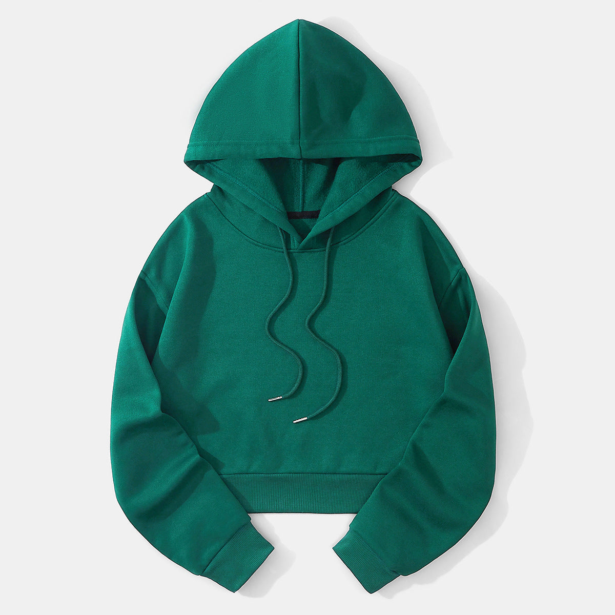 Women's Cropped Hoodie | Adjustable Hood & Relaxed Fit 17