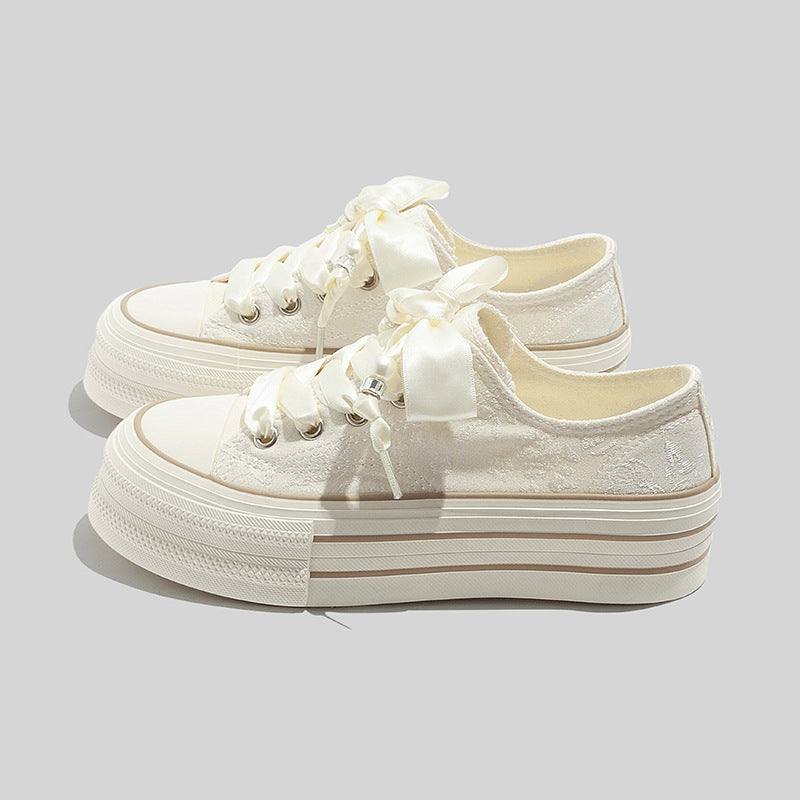 Women's Platform Sneakers | Lace Detail 2
