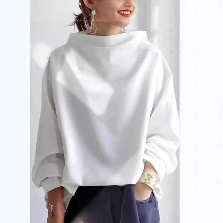 Women's High-Neck Top | Soft & Relaxed Comfort 3