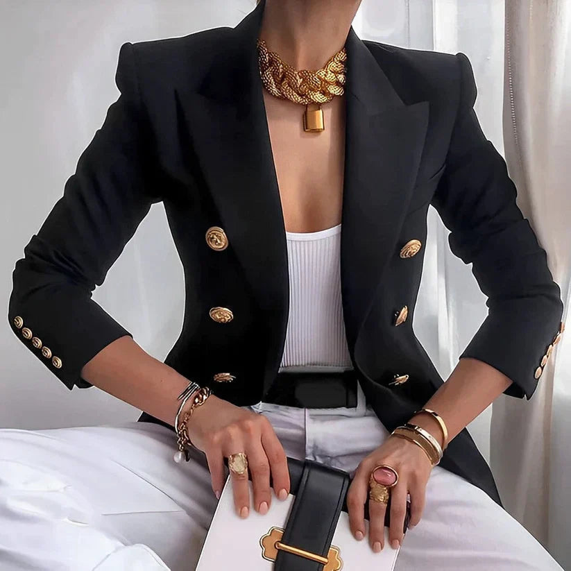 Old School-Inspired Women’s Blazer Classic Tailoring with a Contemporary Twist 0