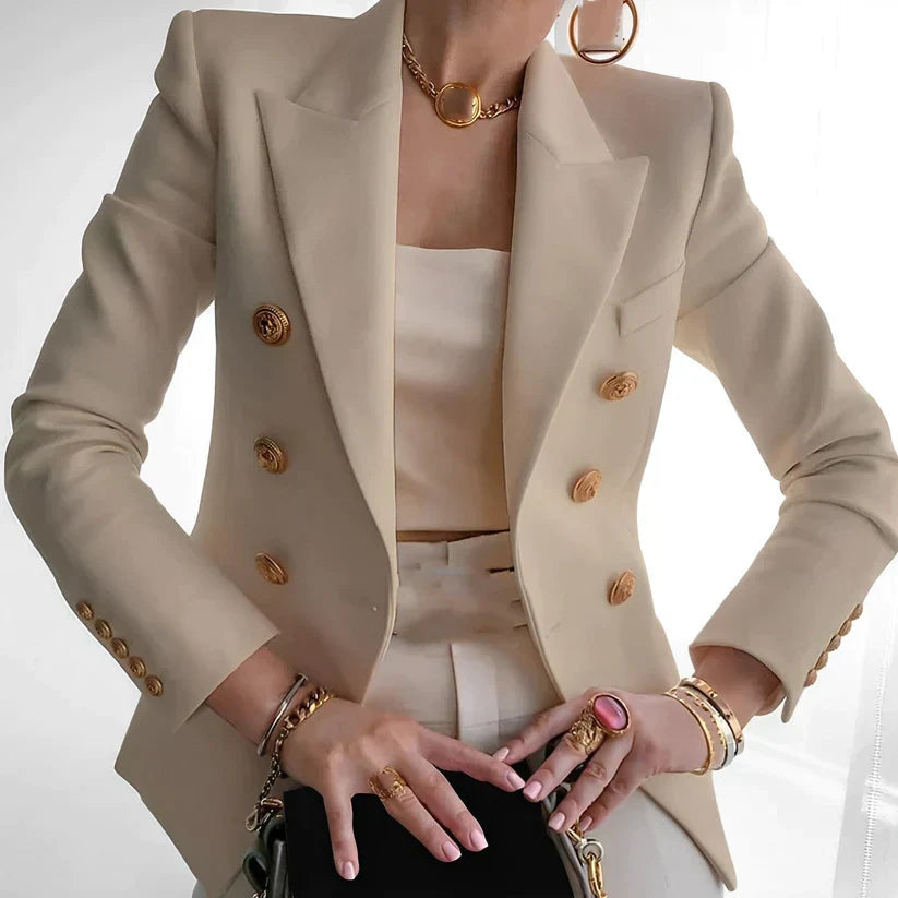 Old School-Inspired Women’s Blazer Classic Tailoring with a Contemporary Twist 1