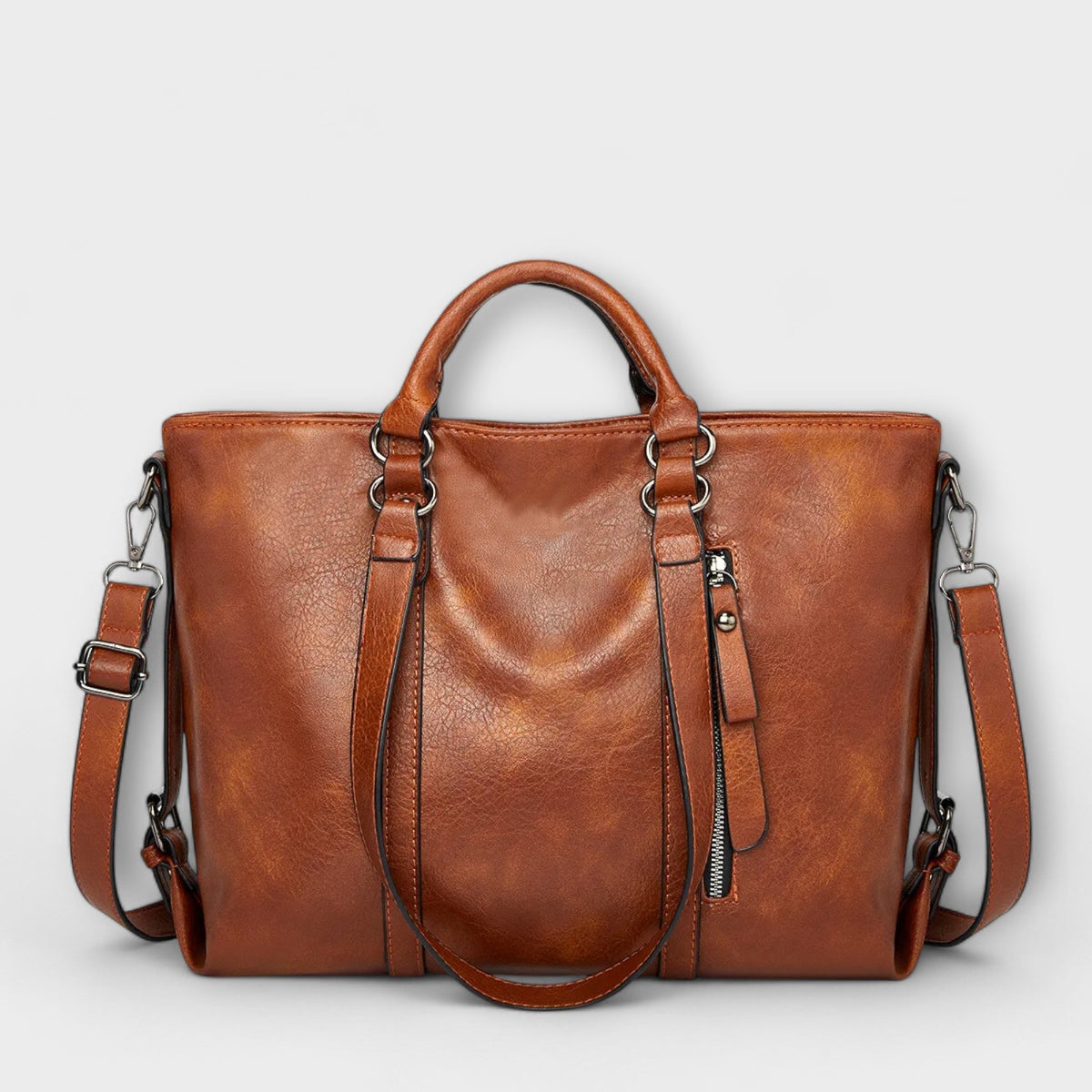 Olivia - Spacious Vegan Leather Handbag for Everyday Use