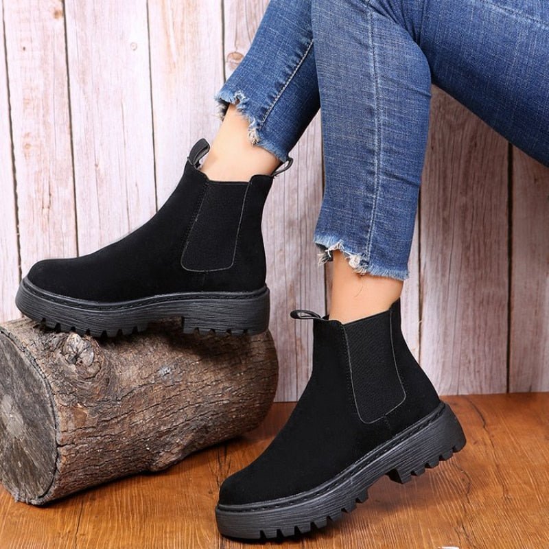 Olivia - Stylish Chunky Ankle Boots for Every Occasion