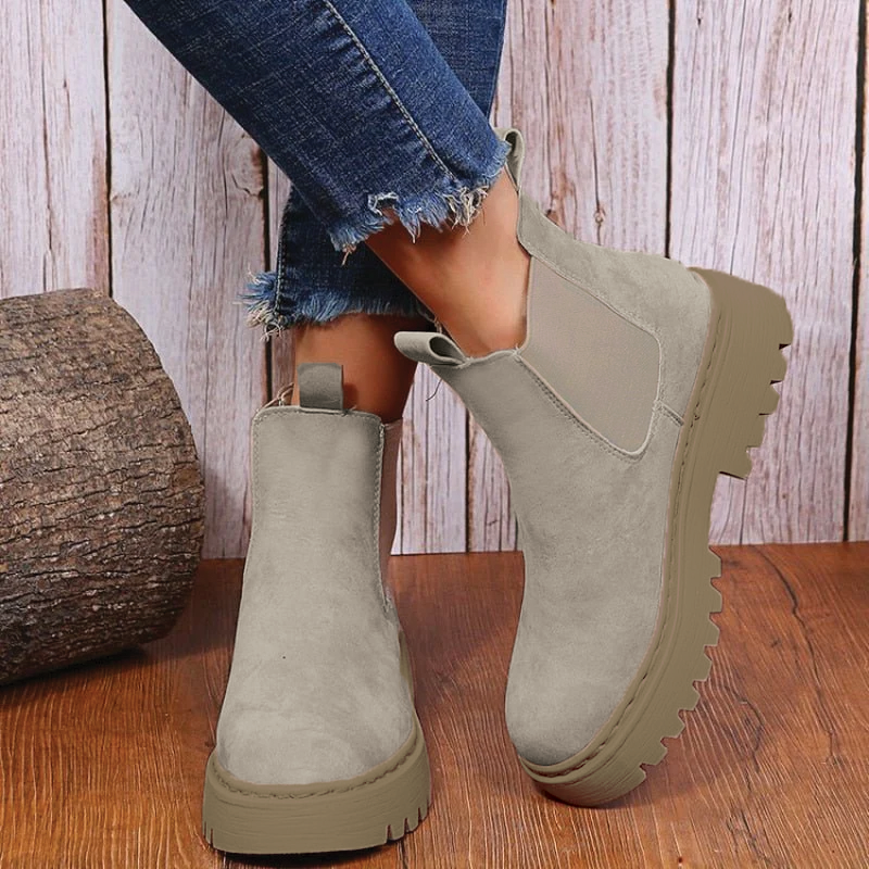 Olivia - Stylish Chunky Ankle Boots for Every Occasion
