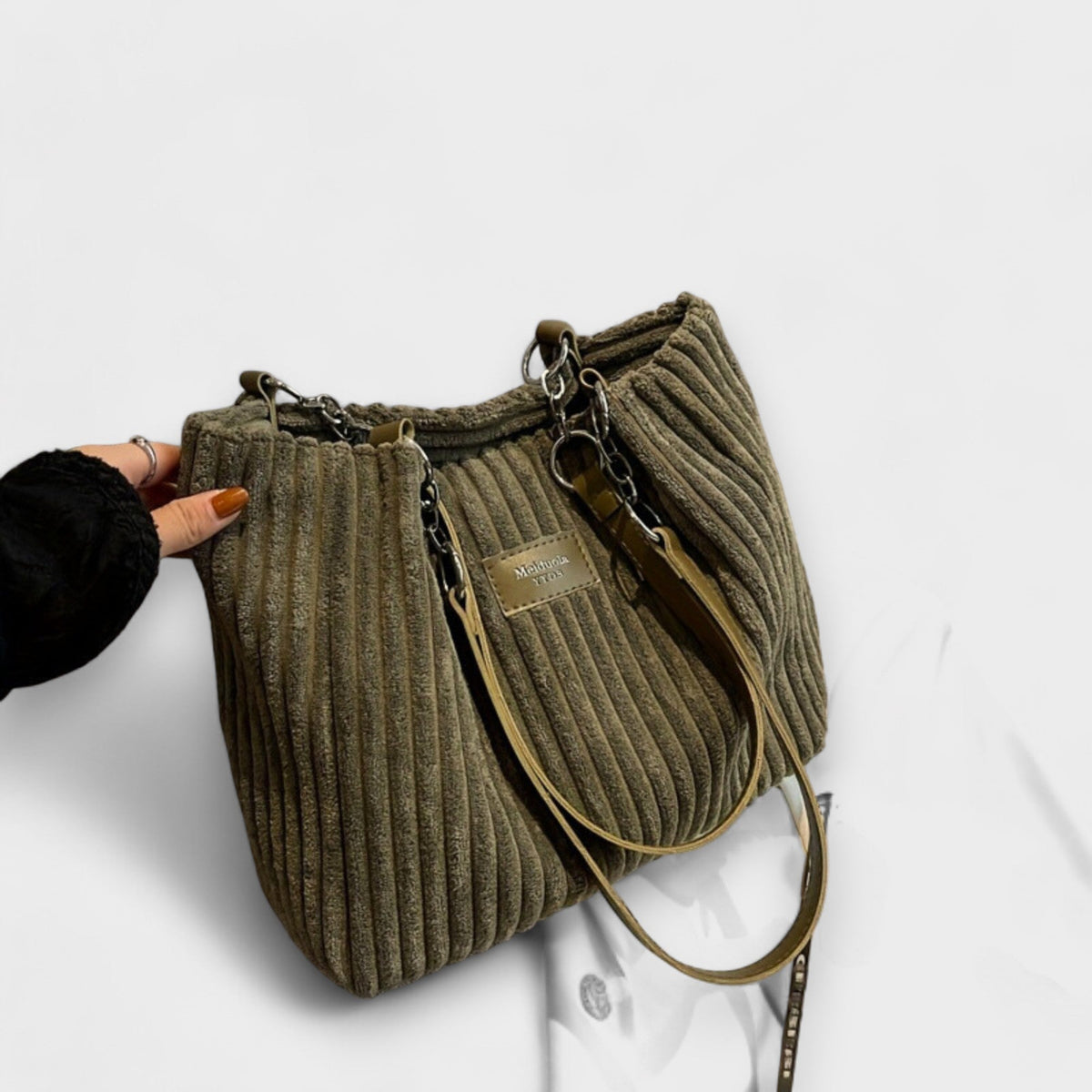 Olivia - Stylish Corduroy Shoulder Bag for Everyday Use