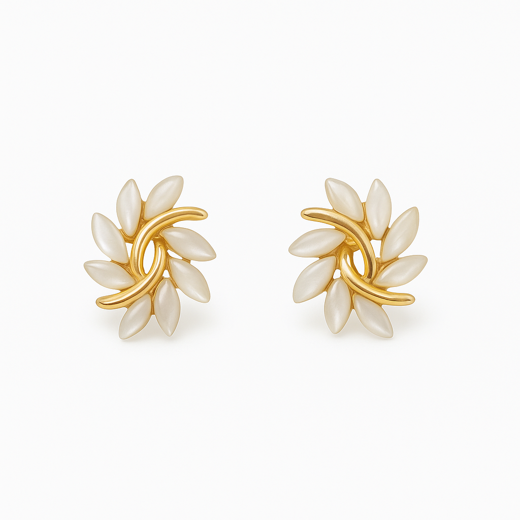 Stunning Gold and White Opal Drop Earrings for Any Occasion