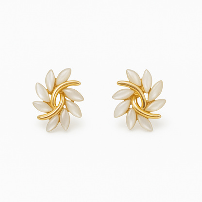 Stunning Gold and White Opal Drop Earrings for Any Occasion
