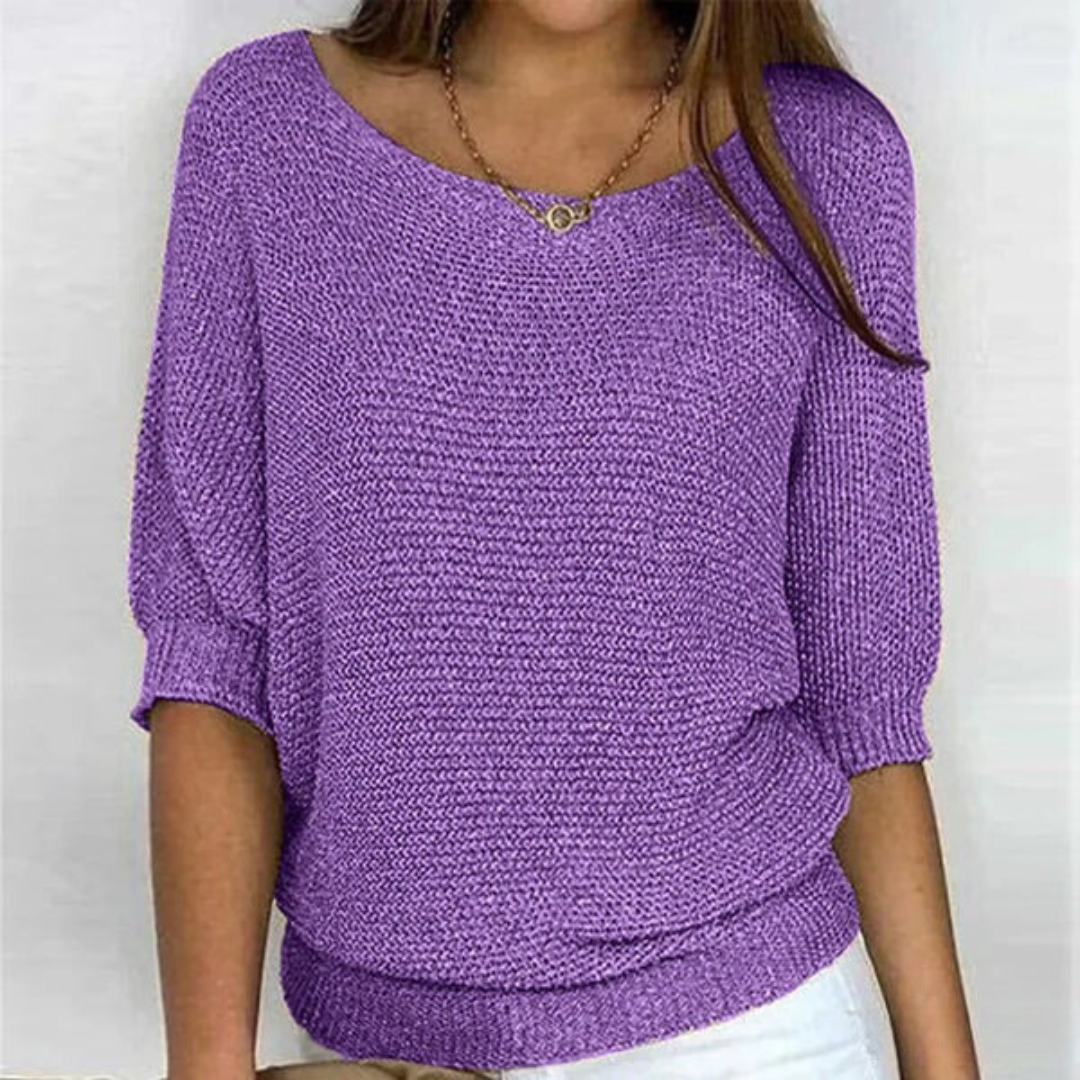 Women's Cross-Knit Sweater | Soft & Comfortable 4