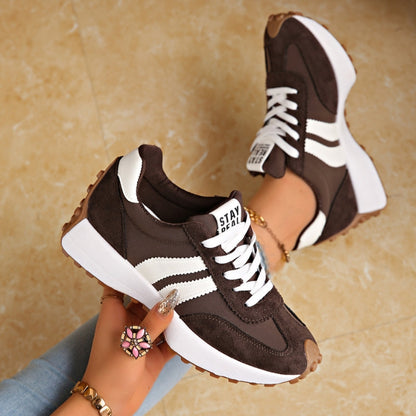 Platform Lace-Up Sneakers for Women – Stylish & Comfortable 5