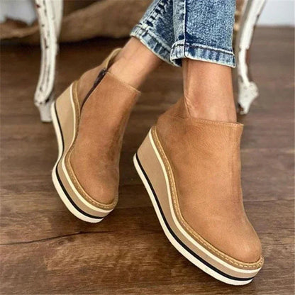 Platform Wedge Ankle Boots for Women – All-Day Comfort & Support 5