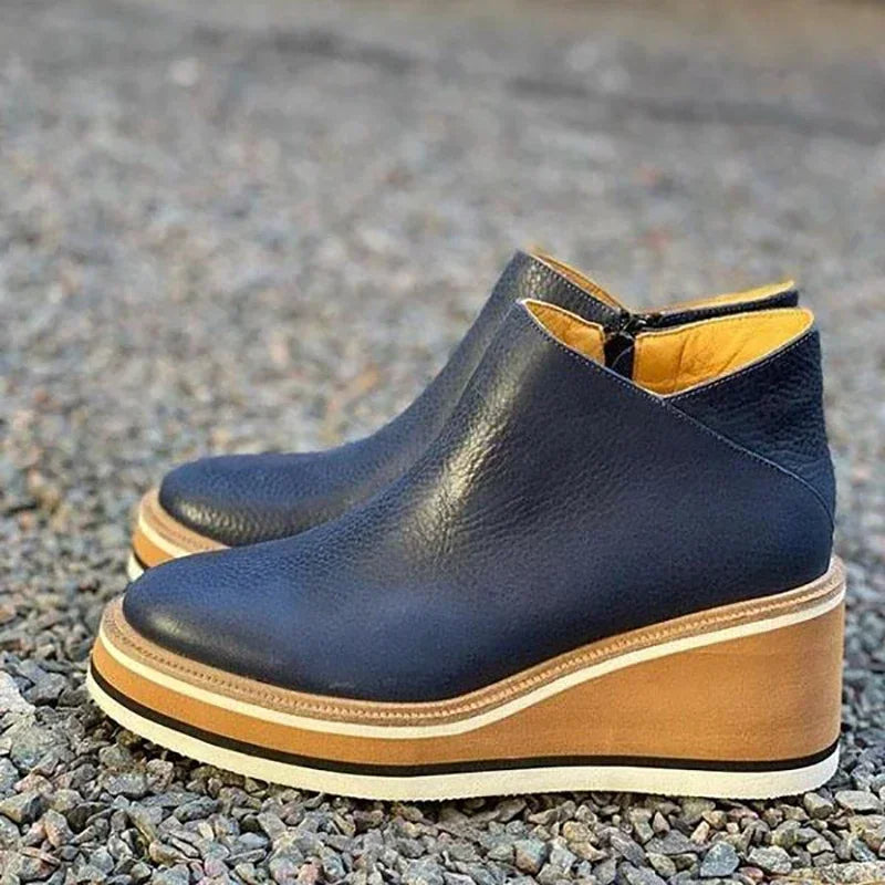 Platform Wedge Ankle Boots for Women – All-Day Comfort & Support 6