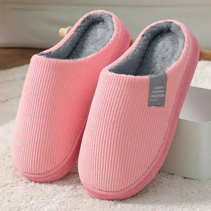 Plush Cotton Slippers for Women – Cozy & Non-Slip Comfort 0