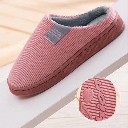Plush Cotton Slippers for Women – Cozy & Non-Slip Comfort 1