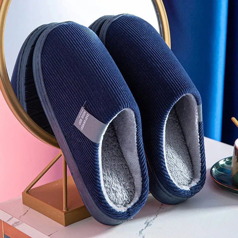 Plush Cotton Slippers for Women – Cozy & Non-Slip Comfort 10