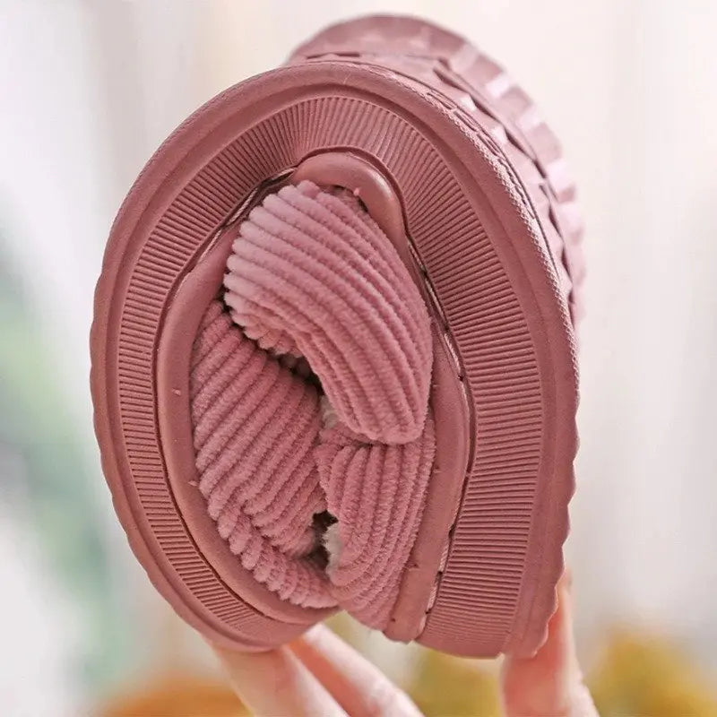 Plush Cotton Slippers for Women – Cozy & Non-Slip Comfort 2