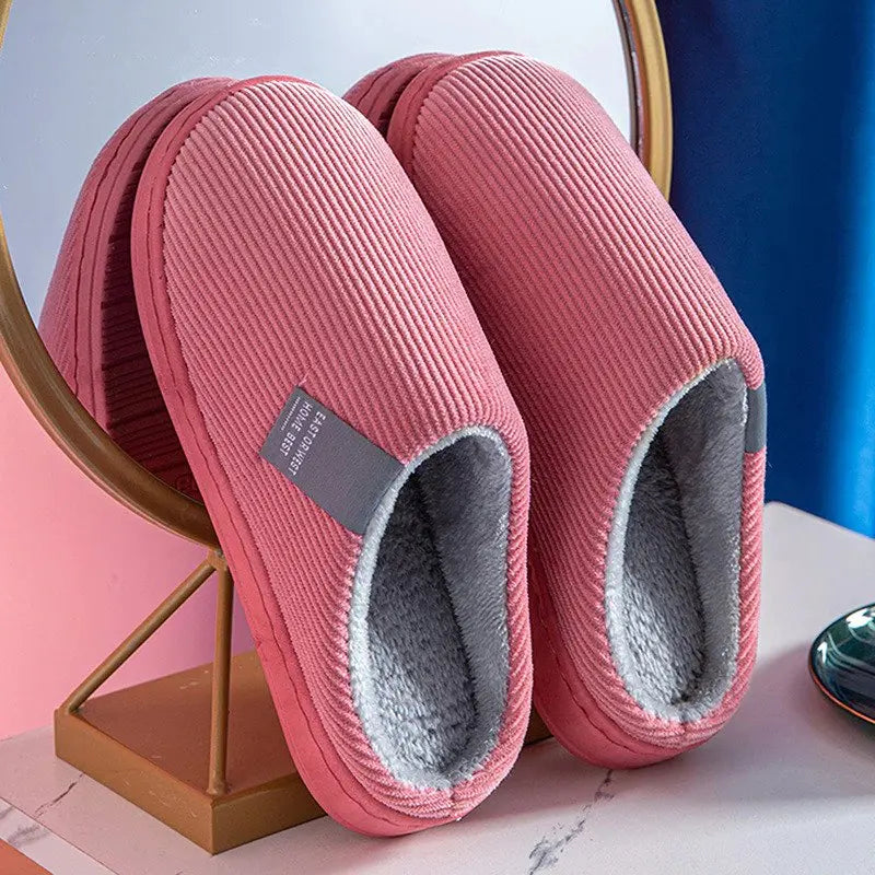 Plush Cotton Slippers for Women – Cozy & Non-Slip Comfort 6