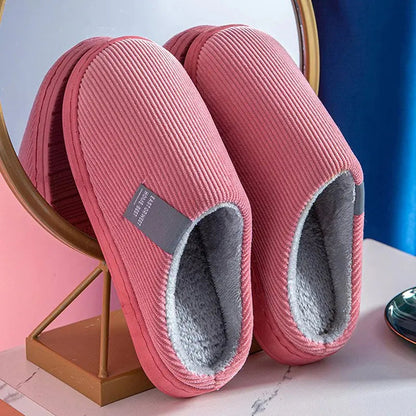 Plush Cotton Slippers for Women – Cozy & Non-Slip Comfort 6