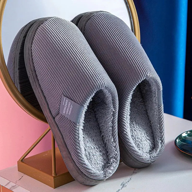 Plush Cotton Slippers for Women – Cozy & Non-Slip Comfort 7