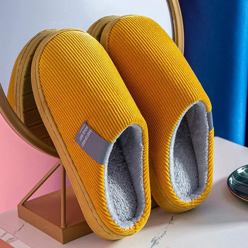 Plush Cotton Slippers for Women – Cozy & Non-Slip Comfort 9