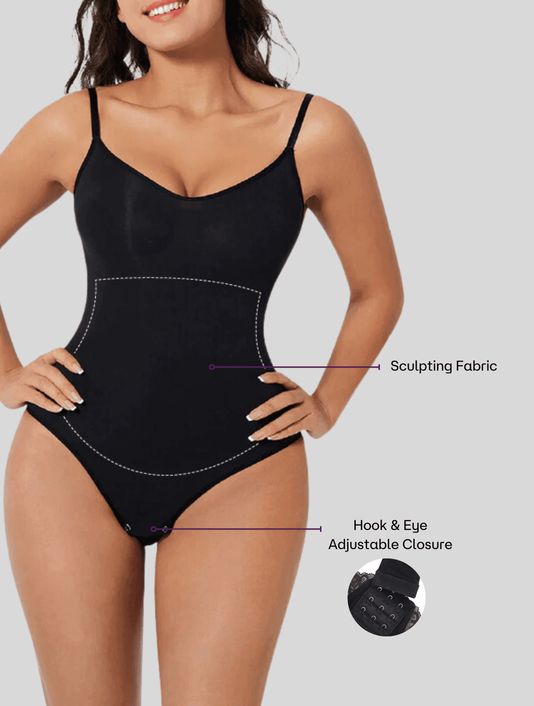 PowerSculpt™ Snatched Shapewear Bodysuit for Stunning Curves