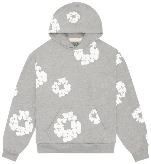 Printed Denim-Style Hoodie – Unisex Streetwear Sweatshirt 5