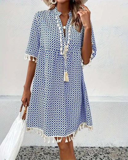 Printed Mini Dress for Women – Stylish & Comfortable for Summer Wear 2