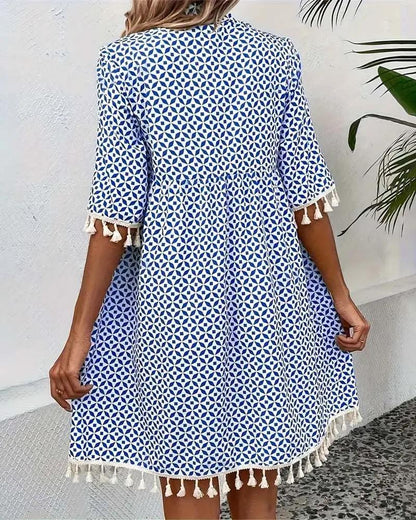 Printed Mini Dress for Women – Stylish & Comfortable for Summer Wear 3