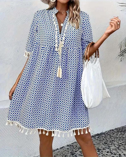Printed Mini Dress for Women – Stylish & Comfortable for Summer Wear 4