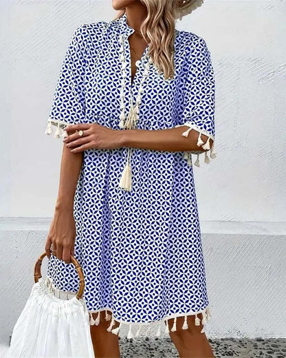 Printed Mini Dress for Women – Stylish & Comfortable for Summer Wear 5