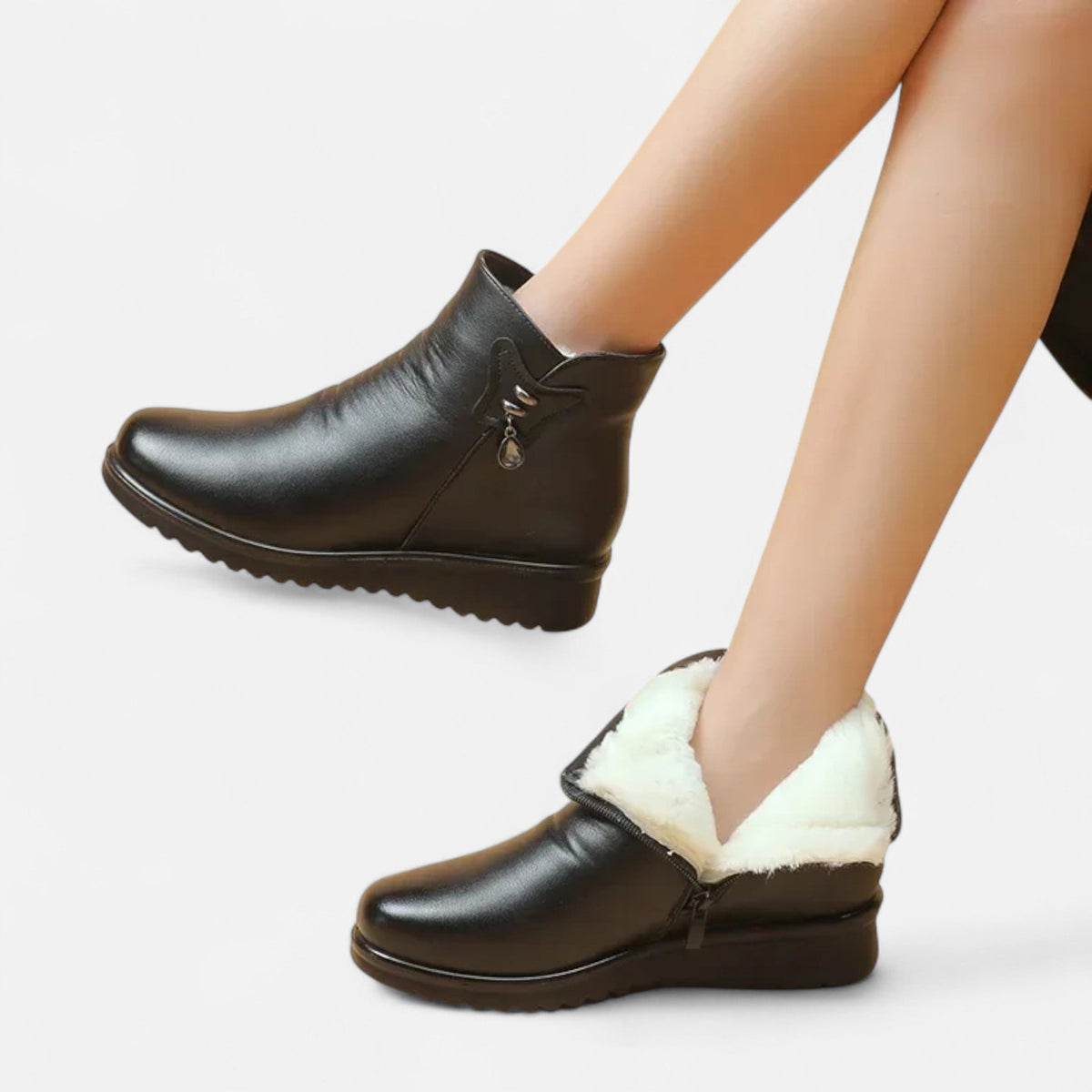 Women's Winter Boots Plush Lined Flexible Sole Footwear 4