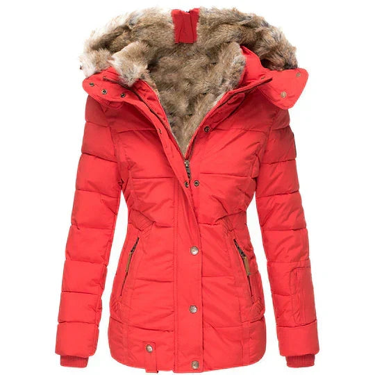 Men's Winter Jacket with Fur Hood | Quilted Warmth 7