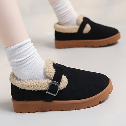 Women's Ankle Boots Warm Lining Non Slip Sole Strap 12