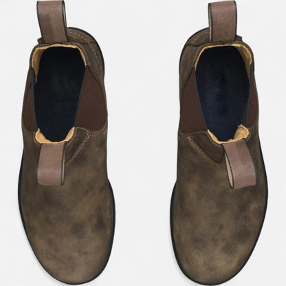 Men's Chelsea Boots Slip On Elastic Panel Secure Grip Sole 3