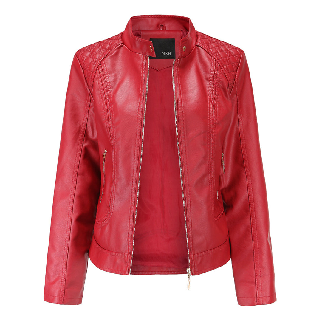 Women's Jacket | High Collar & Zip Pockets 4