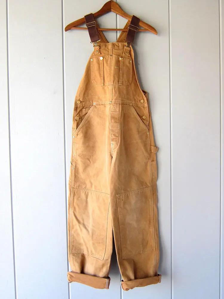 Relaxed Fit Denim Overalls for Women – Stylish & Functional Plus Size Option 1