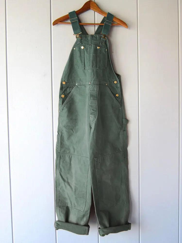 Relaxed Fit Denim Overalls for Women – Stylish & Functional Plus Size Option 3
