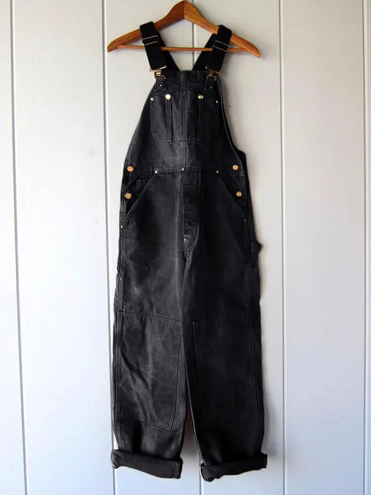 Relaxed Fit Denim Overalls for Women – Stylish & Functional Plus Size Option 4