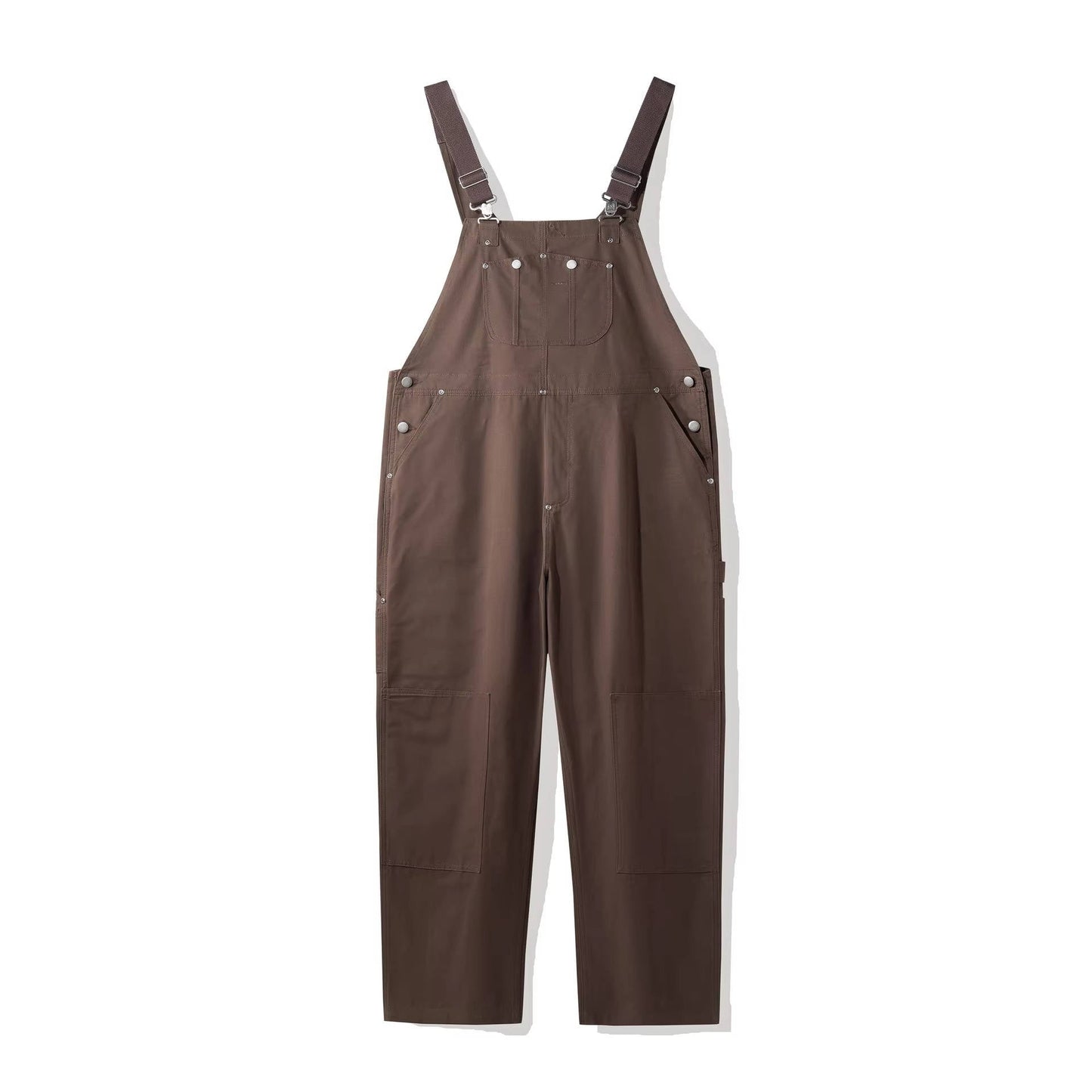 Relaxed Fit Full-Length Bib Overalls for Women – Durable Workwear Comfort 1